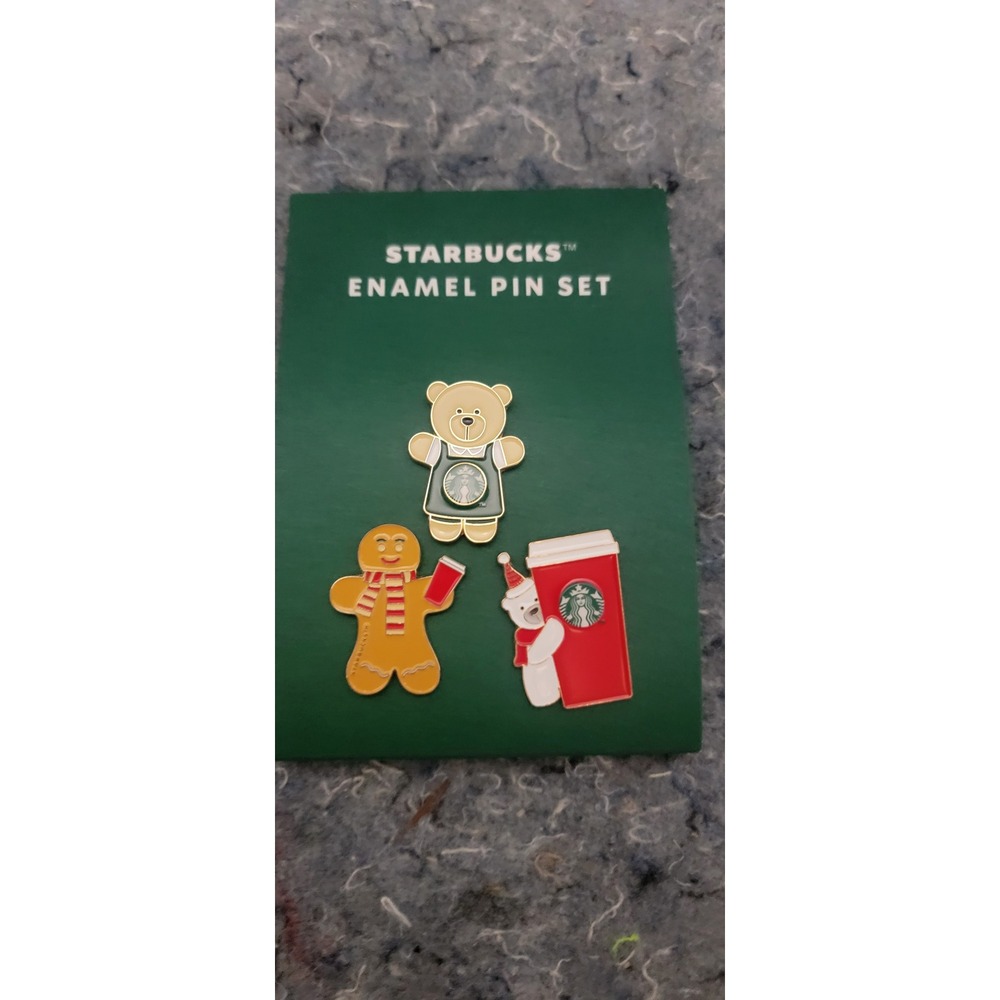 Starbucks 2025 3-Pin‎ Set Limited Edition Package NWT